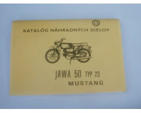 KATALOG NÁHRADNÍCH DÍLŮ - JAWA 50/23 MUSTANG